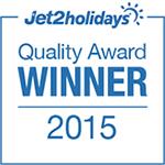 Jet2holidays Quality Award WINNER 2015