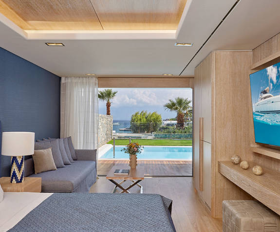 Elounda Bay Palace SEA BREEZE VILLA SEA VIEW PRIVATE POOL 0786 BEDROOM
