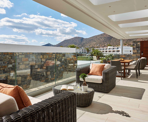 Elounda Bay Palace SEA WHISPER VILLA SEA VIEW 0681 OUTDOOR VERANDA